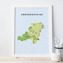 Load image into Gallery viewer, Aberdeenshire Map