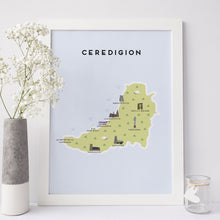 Load image into Gallery viewer, Ceredigion Map