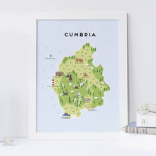 Load image into Gallery viewer, Cumbria &amp; The Lake District Map