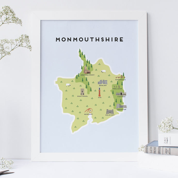 Monmouthshire Map