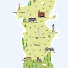 Load image into Gallery viewer, Powys Map