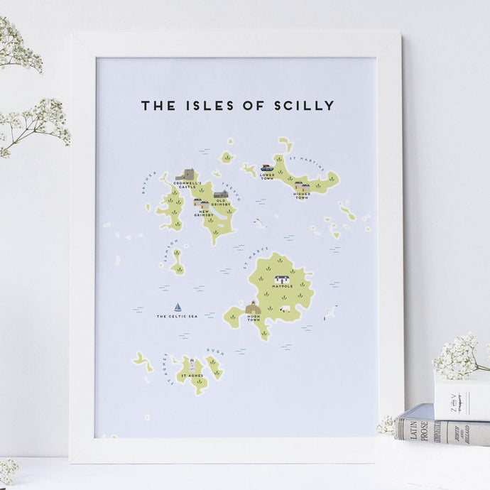 Scilly Isles Map