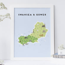 Load image into Gallery viewer, Swansea & Gower Map