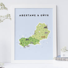 Load image into Gallery viewer, Swansea & Gower Map