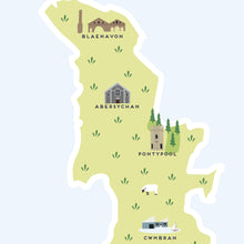 Load image into Gallery viewer, Torfaen Map
