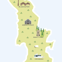 Load image into Gallery viewer, Torfaen Map