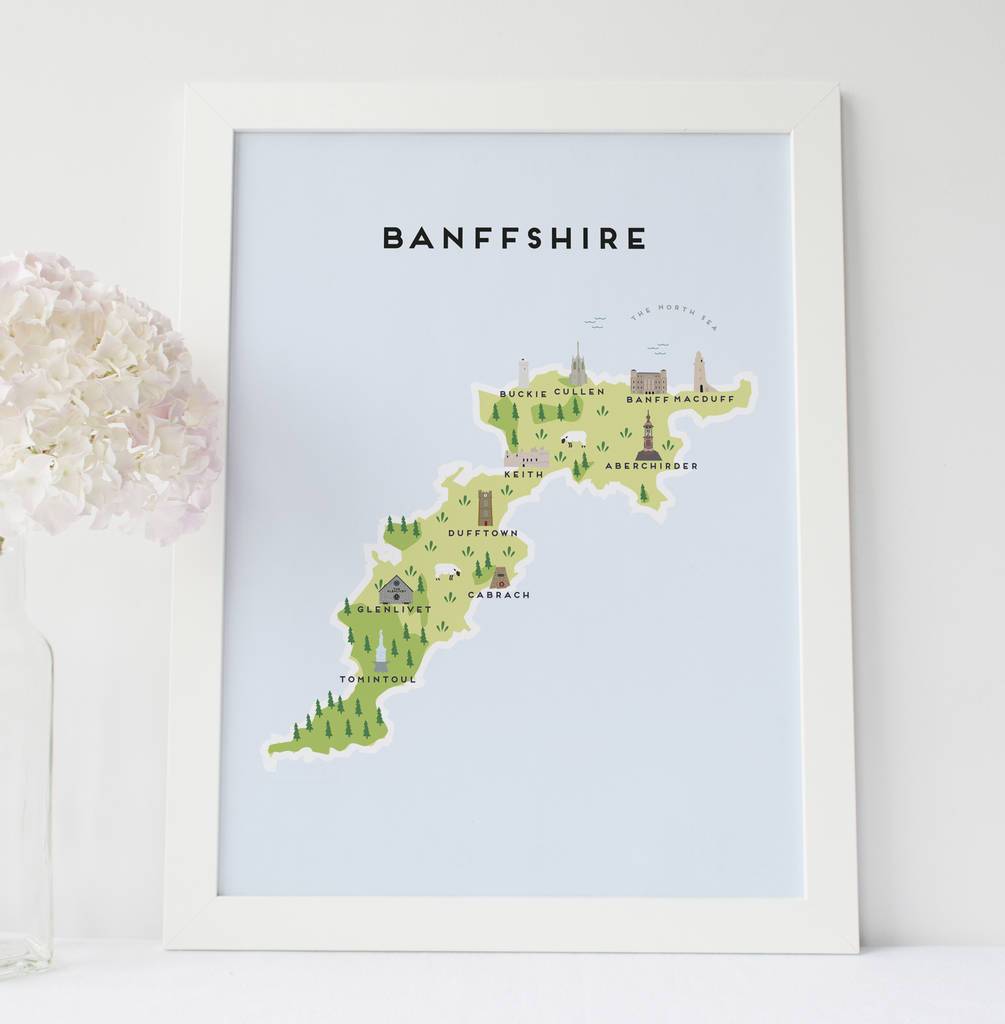 Banffshire Map