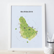 Load image into Gallery viewer, Barbados Map