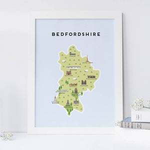 Bedfordshire Map