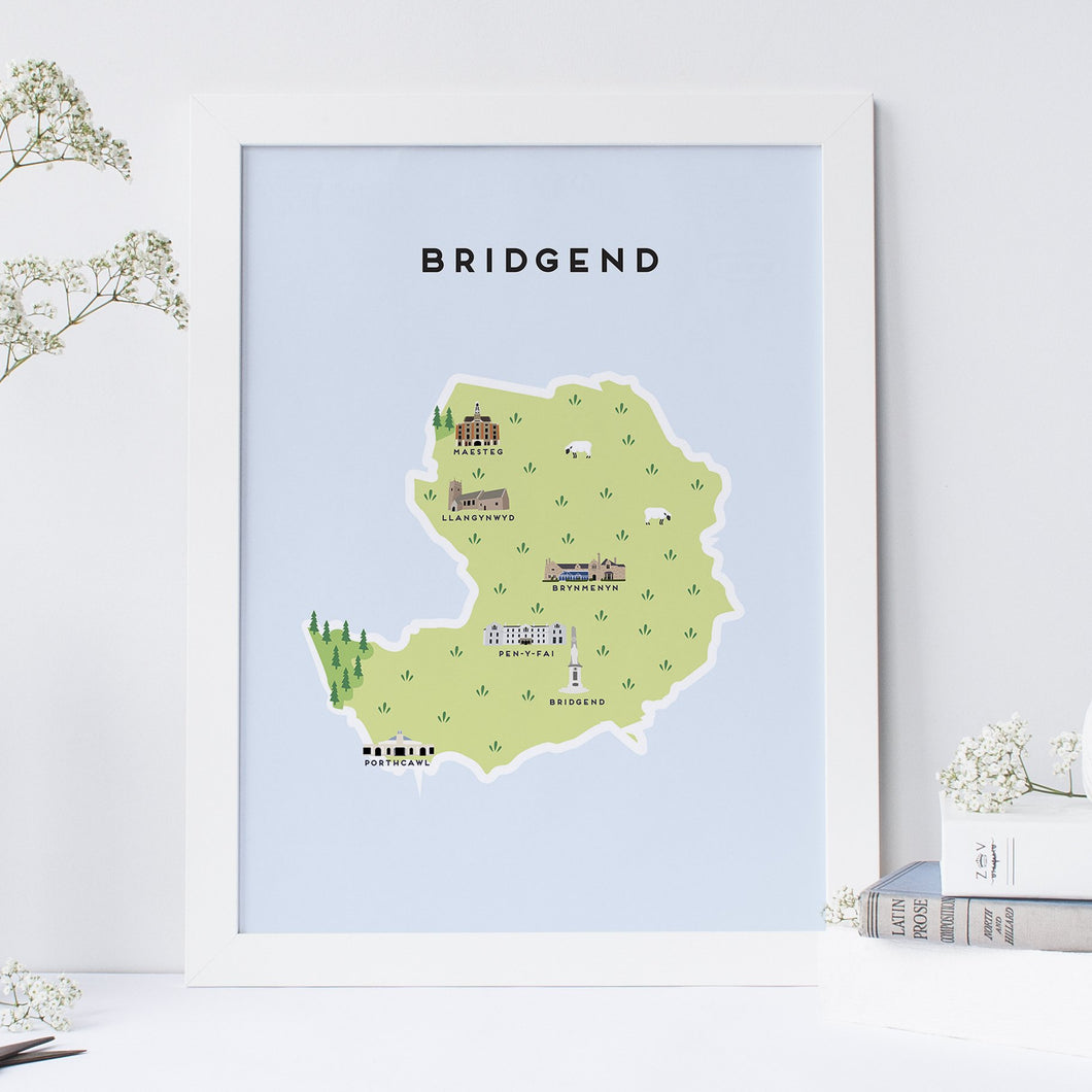 Bridgend Map