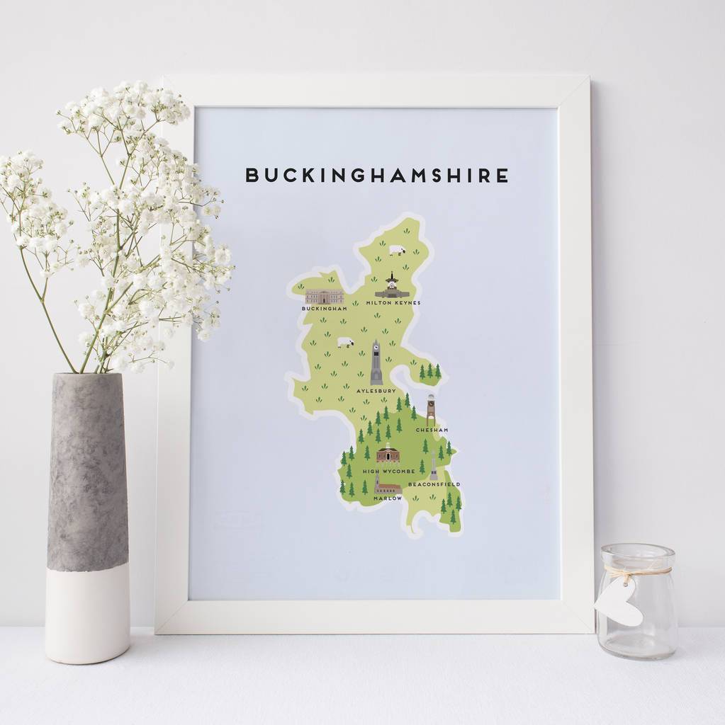 Buckinghamshire Map
