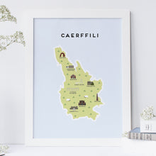 Load image into Gallery viewer, Caerphilly Map