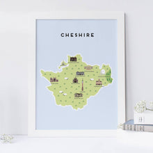 Load image into Gallery viewer, Cheshire Map