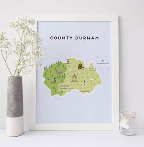 County Durham Map