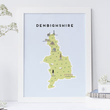 Load image into Gallery viewer, Denbighshire Map
