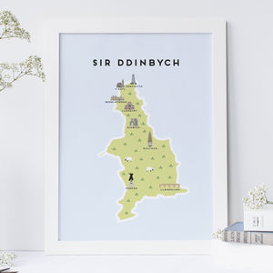Denbighshire Map