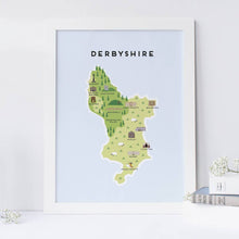 Load image into Gallery viewer, Derbyshire Map