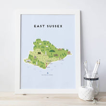 Load image into Gallery viewer, East Sussex Map