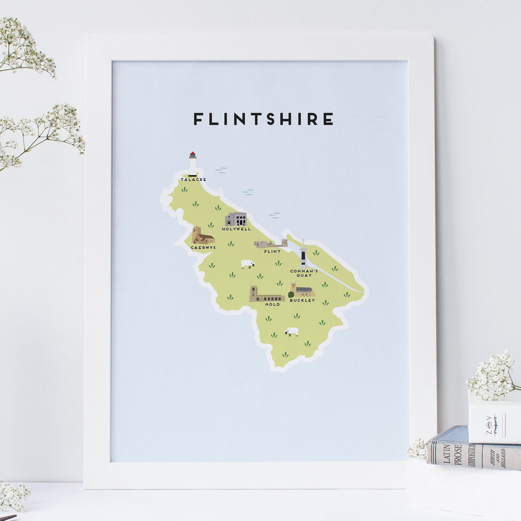Flintshire Map