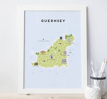 Load image into Gallery viewer, Guernsey Map