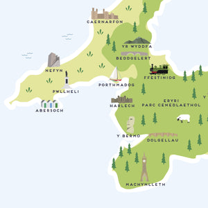 Gwynedd Map