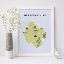Load image into Gallery viewer, Herefordshire Map