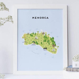 Menorca Map
