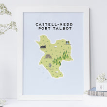 Load image into Gallery viewer, Neath Port Talbot Map