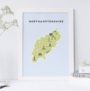 Northamptonshire Map