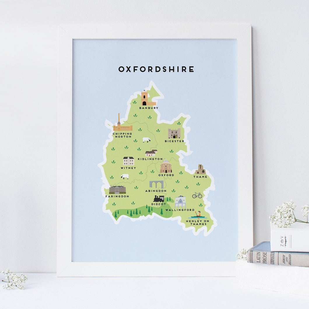 Oxfordshire Map