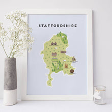 Load image into Gallery viewer, Staffordshire  Map