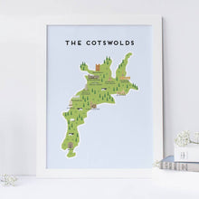 Load image into Gallery viewer, The Cotswolds Map