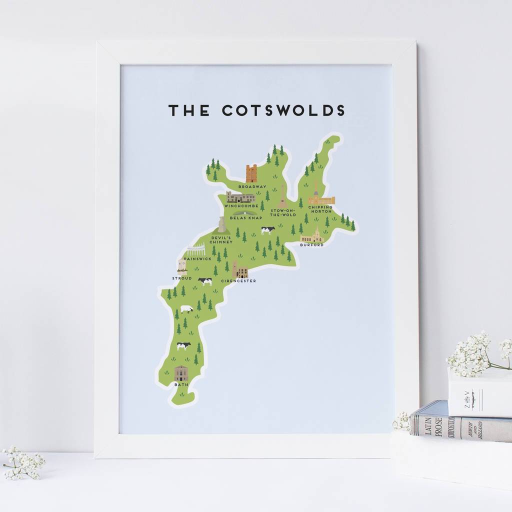 The Cotswolds Map
