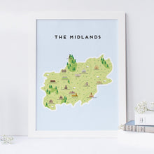 Load image into Gallery viewer, The Midlands  Map