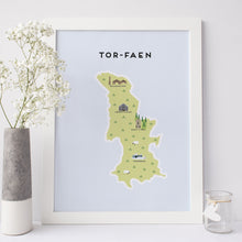 Load image into Gallery viewer, Torfaen Map