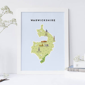 Warwickshire Map