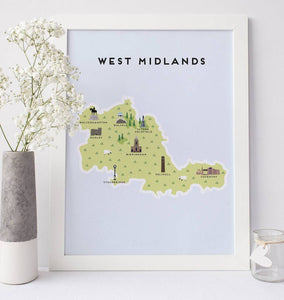 West Midlands Map