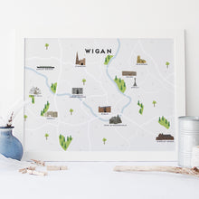 Load image into Gallery viewer, Wigan Map