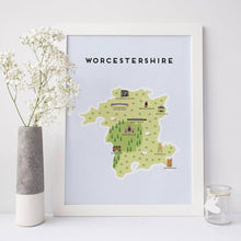 Load image into Gallery viewer, Worcestershire Map